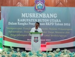 Musrenbang Kabupaten, Bupati Butur Ridwan Zakariah Tegaskan Penyusunan RKPD 2024 Lebih Produktif dan Substansial