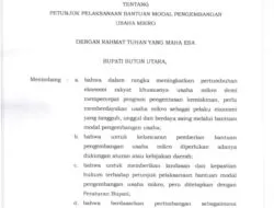 PENGUMUMAN Peraturan Bupati (Perbup) Nomor 8 Tahun 2022 Tentang Petunjuk Pelaksanaan Bantuan Modal Pengembangan Usaha Mikro di Kab. Buton Utara