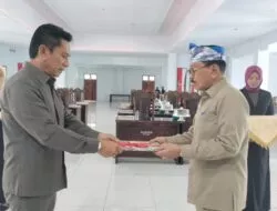 Bupati Ridwan Zakaria Serahkan LKPJ Tahun 2023 ke DPRD Butur