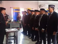 18 Anggota Panwascam Se-Kabupaten Butur Resmi Dilantik
