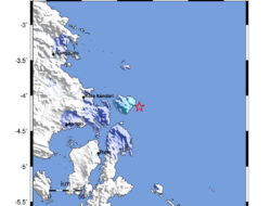 Gempa 4.7 M di Konawe Kepulauan Dirasakan Hingga di Buton Utara