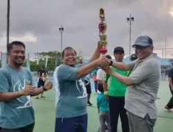Kejuaraan Tenis Lapangan Dalam Rangka HUT Butur Ke-17 Resmi Ditutup