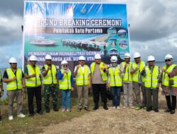 Pembangunan Rehabilitasi Dermaga Perikanan Mina-Minanga Buton Utara Mulai di Bangun
