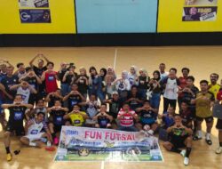 Jalin Keakraban, PWI dan BRI Baubau Gelar Fun Futsal
