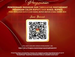 KPU Butur Minta  Masukan dan Tanggapan Masyarakat Terkait Pasangan Calon Bupati dan  Wakil Bupati Pilkada Kabupaten Buton Utara Tahun  2024