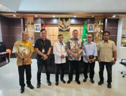 Kejati Sultra dan PWI Silaturahmi Merawat Kolaborasi