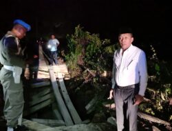 Jembatan Ambruk di Jalan Provinsi Menghubungkan Desa Waculaea dan Elahaji, Bupati Butur Segera Berkoordinasi Dengan Pemerintah Provinsi Sultra 