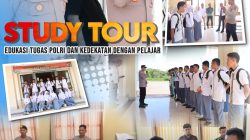 Polres Buton Utara Sambut Study Tour SMAN 1 Kulisusu, Perkenalkan Peran Polri Sejak Dini