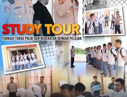 Polres Buton Utara Sambut Study Tour SMAN 1 Kulisusu, Perkenalkan Peran Polri Sejak Dini