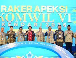 Buka Raker APEKSI Komwil VI, Wagub Sultra Dorong Sinergi Daerah Percepat Pembangunan Indonesia Timur