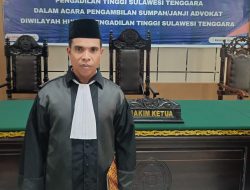 Resmi Disumpah Sebagai Advokat PERADI, Wakil Ketua PWI Sultra Perkuat Komitmen Lindungi Kemerdekaan Pers