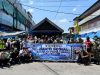 PWI Baubau Bersama TNI-Polri dan IDI Bagikan 2.000 Masker, Warga Diimbau Waspadai Kabut Asap
